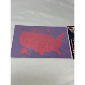 NEW show off craft decorative stencils 1 sheet USA UNITED STATES